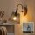 Wandlampe Taunus, 25 Watt, E14-Fassung, Holz, 18,5 x 12,5 cm – Briloner