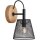 Wandlampe Taunus, 25 Watt, E14-Fassung, Holz, 18,5 x 12,5 cm – Briloner