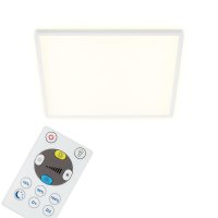 Deckenlampe Briloner Slim Fernbedienung Panel 22W warm-kaltweiß