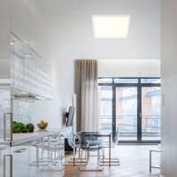 Deckenlampe Briloner Slim Fernbedienung Panel 22W warm-kaltweiß