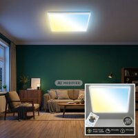 LED Deckenlampe Panel Slim, Weiß, 22 Watt, 3000lm,...