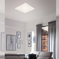 Briloner Deckenleuchte Smart Home LED 40W RGB CCT Fernbedienung Deckenlampe Dimmbar Panel Weiß