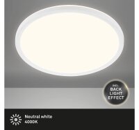 LED Deckenleuchte Slim, Weiß, 30 Watt, Ø 48...