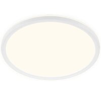 LED Deckenleuchte Slim, Weiß, 30 Watt, Ø 48 cm – Briloner