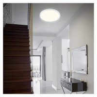 LED Deckenleuchte Slim, Weiß, 30 Watt, Ø 48 cm – Briloner