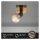 Briloner  Wood Basic Wandlampe 1-flammig Spot Schwenkbar Strahler Holz Gunmetal