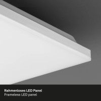 Deckenleuchte Briloner Panel rahmenlos 60x60cm LED 38W Deckenlampe