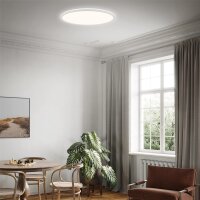 LED Deckenlampe Panel, weiß, 22 Watt, 2700K, CCT einstellbar, mit Fernbedienung – Briloner