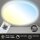 LED Deckenlampe Panel, weiß, 22 Watt, 2700K, CCT einstellbar, mit Fernbedienung – Briloner
