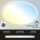 LED Deckenlampe Panel, weiß, 22 Watt, 2700K, CCT einstellbar, mit Fernbedienung – Briloner