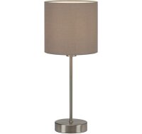 Briloner  Fabric Tischlampe Kabelschalter Stoffleuchte...