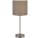 Briloner  Fabric Tischlampe Kabelschalter Stoffleuchte 38,5cm Taupe
