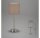 Briloner  Fabric Tischlampe Kabelschalter Stoffleuchte 38,5cm Taupe