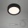 LED Deckenlampe, schwarz, 7 Watt, 700lm, Neutralweiß, Ø 12 cm – Briloner