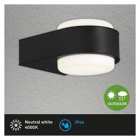 Briloner Hanau LED Außenwandleuchte 6,5W Up &...