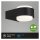 Briloner Hanau LED Außenwandleuchte 6,5W Up & Down IP44 Rund Schwarz