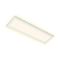 LED Deckenlampe Panel Backlight, Weiß, 22 Watt, 3000K, Backlight-Effekt – Briloner