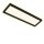 LED Deckenleuchte Deckenlampe, Schwarz, 22 Watt, Backlight-Effekt – Briloner