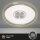 LED Deckenleuchte, matt-nickel, 22 Watt, Backlight-Effekt, 29,5 x 29,5 x 3,6 cm – Briloner