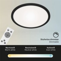 B-Kartonage Deckenleuchte Briloner LED 22W Ø 40CM...