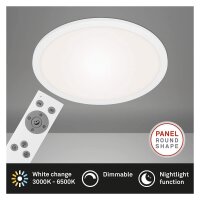 Briloner  Piatto LED Deckenlampe 24W Panel Fernbedienung...