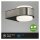 Briloner Hanau LED Außenwandleuchte 6,5W Up & Down IP44 Rund Edelstahl