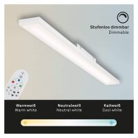 LED Deckenleuchte Frameless, Weiß, 24 Watt, 2900lm, 3000 – 6500K, dimmbar, RGB – Briloner