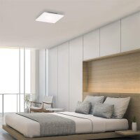 Deckenleuchte Briloner Frameless LED Deckenlampe Neutralweiß