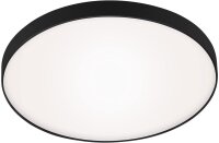 LED Deckenleuchte Malbona, Schwarz, 13 Watt, IP44, Ø 28,5 cm – Briloner