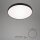 LED Deckenleuchte Malbona, Schwarz, 13 Watt, IP44, Ø 28,5 cm – Briloner