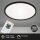 Deckenleuchte Briloner Slim LED Deckenlampe 22W Panel Fernbedienung Backlight Rund Schwarz