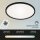 Deckenleuchte Briloner Slim LED Deckenlampe 22W Panel Fernbedienung Backlight Rund Schwarz