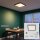Briloner Slim LED Panel 29,3x29,3cm Schwarz, dimmbar mit Fernbedienung, CCT 18W