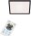 Briloner Slim LED Panel 29,3x29,3cm Schwarz, dimmbar mit Fernbedienung, CCT 18W