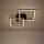 LED Deckenlampe Frame, Schwarz, 24 Watt, 1800lm, Warmweiß, dimmbar – Briloner Leuchten
