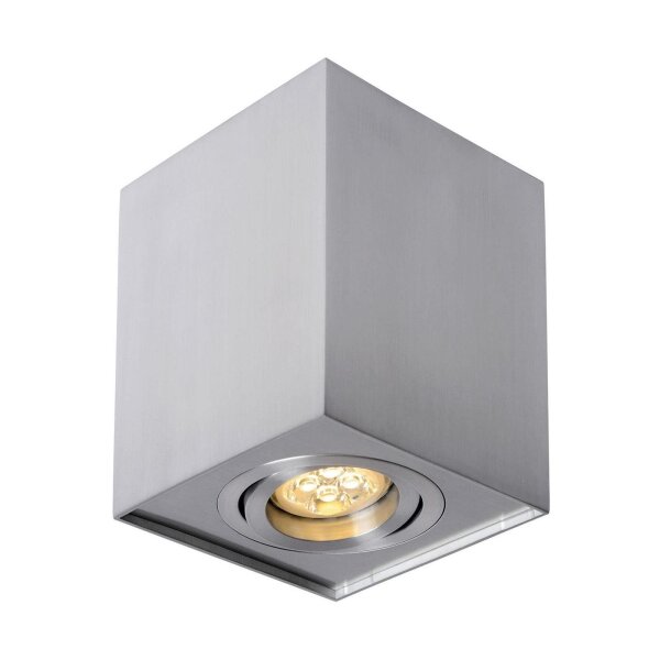 Deckenleuchte Chloe, Silber, 10 Watt, GU10-Fassung, IP20, 9,7 x 9,7 x 12,5 cm – Spectrum