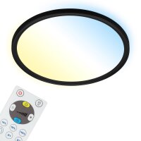 Deckenleuchte Briloner Slim LED Schwarz Deckenlampe