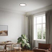 Deckenleuchte Briloner Slim LED Schwarz Deckenlampe