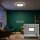 Briloner Slim LED Panel 19x19cm Schwarz mit Backlight Effekt, 12W 4000K