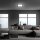 Briloner Slim LED Panel 19x19cm Schwarz mit Backlight Effekt, 12W 4000K