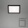 LED Deckenleuchte Slim, Schwarz, 12 Watt, Backlight-Effekt, IP20, 19 x 19 x 2,8 cm – Briloner