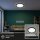 LED Deckenlampe Panel Slim, Schwarz, 12 Watt, 1400lm, 4000K, Backlight-Effekt, IP20 – Briloner