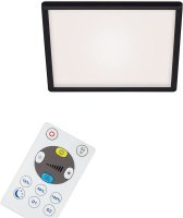 Deckenleuchte Briloner LED Slim Panel Deckenlampe eckig Fernbedienung