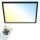 LED Deckenlampe Panel Slim, Schwarz, 22 Watt, 2700 – 6500K, dimmbar – Briloner