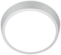 Außenleuchte Briloner LED Silber Rund Gartenlampe