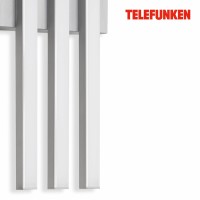 B-Kartonage Außenleuchte Telefunken LED Silber Wandlampe Wandleuchte