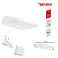 Telefunken LED Außenwandleuchte 10W Drehbar...