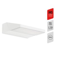 Telefunken LED Außenwandleuchte 10W Drehbar 300° IP44 Weiß