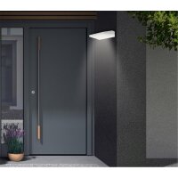 Telefunken LED Außenwandleuchte 10W Drehbar 300° IP44 Weiß