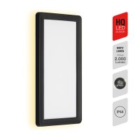 Telefunken LED Außenwandleuchte 16W IP44 Schwarz